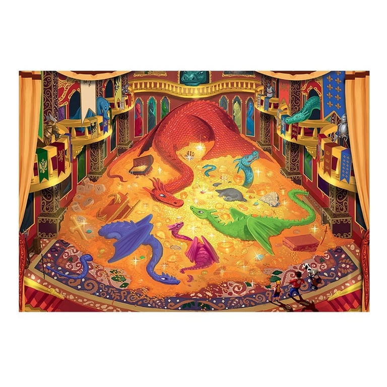 Puzzle 200 pièces Le Trésor des Dragons Activité Éducative et Amusante Neuf - vue 3