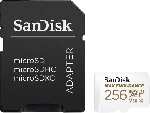 SanDisk MAX ENDURANCE 256 GB MicroSDXC UHS-I Classe 10