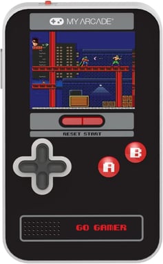 La mia sala giochi - Console portatile GO Gamer - Rosso/Nero