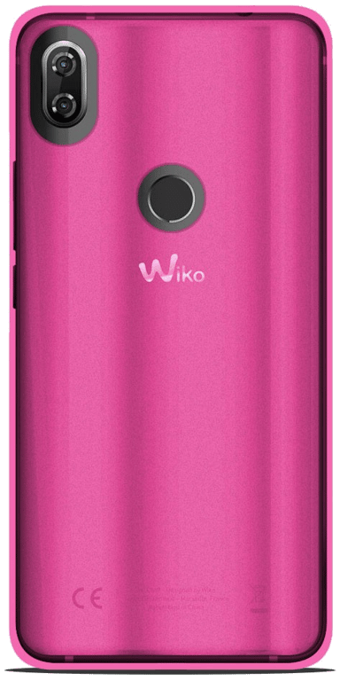 Coque silicone unie compatible Givré Rose Wiko View 2