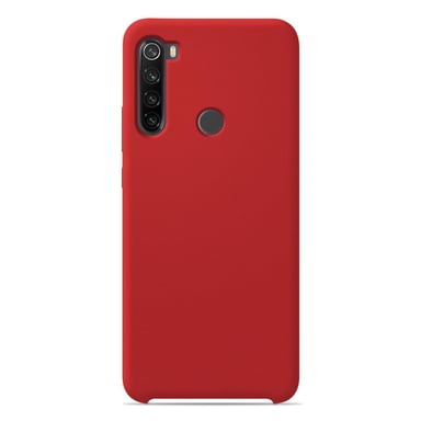 Coque silicone unie Soft Touch Rouge compatible Xiaomi Redmi Note 8T