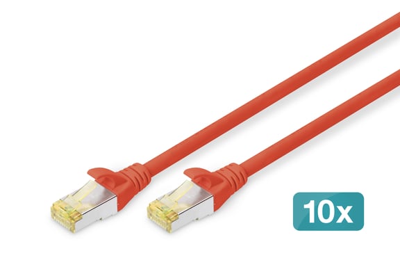 Cavo patch DIGITUS - 3 m - rosso