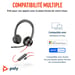 POLY Blackwire 8225 cuffie stereo USB-C + adattatore USB-C/A