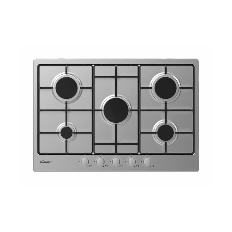 Plaque De Cuisson Gaz Candy CHW7X – 5 Foyers, Surface Inox, Allumage Intégré - vue 3