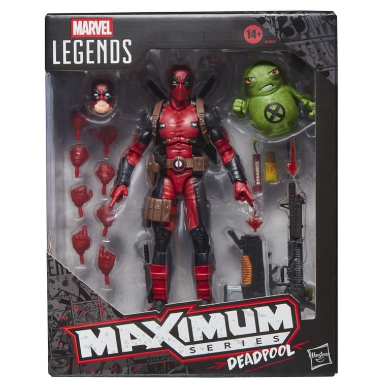 Marvel Legends Maximum Series Figurine Deadpool avec Doop - vue 3