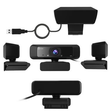 Webcam J5Create USB HD con 360 rotazione USB 2.0 colore nero JVCU100-N