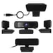 Webcam J5Create USB HD con 360 rotazione USB 2.0 colore nero JVCU100-N