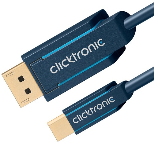 CLICKTRONIC  c&acirc;ble Mini DisplayPort / DisplayPort - 1 m