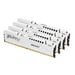 Kingston Technology FURY Beast 64GB 5600MT/s DDR5 CL40 DIMM (Kit de 4) White XMP