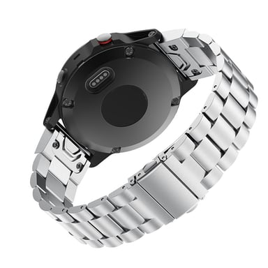 Cinturino a sgancio rapido color argento per Garmin Fenix 7s (20 mm)