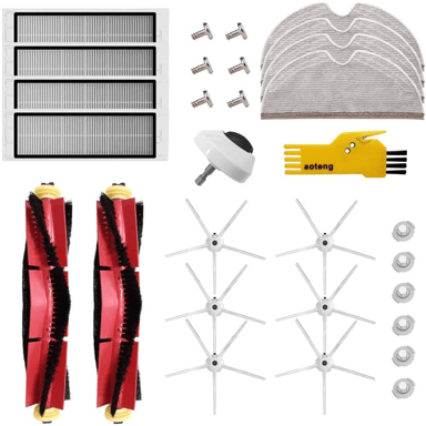 Pack de 30 accesorios para Xiaomi Roborock S6/Pure/S5 Max/S4 Max/E4/MaxV/E35/25/20