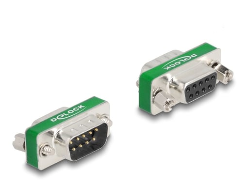 Filtro di soppressione delle interferenze RF/EMI DeLOCK D-Sub, da maschio a femmina a 9 pin con capacità di filtro passa-basso