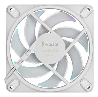 Fractal Design Momentum 12 RGB Carcasa del ordenador Ventilador 12 cm Blanco 1 pieza(s)