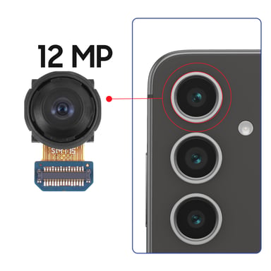 Caméra Ultra Grand Angle pour Galaxy S24 FE / S25 FE 12MP Service Pack Noir