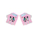 Mitones de bicicleta Disney Minnie tricot Talla única 2-6 años Rosa, palma acolchada, cierre de velcro