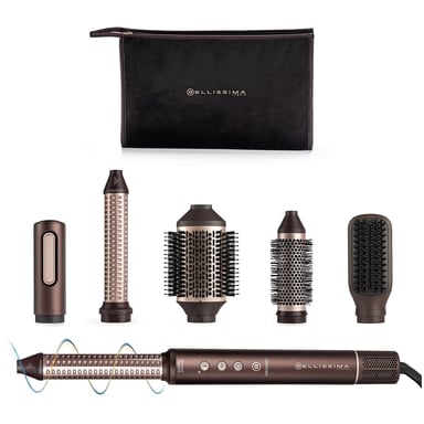 Brosse coiffante Bellissima PRODIGY MARRON avec technologie ionique et 3 températures
