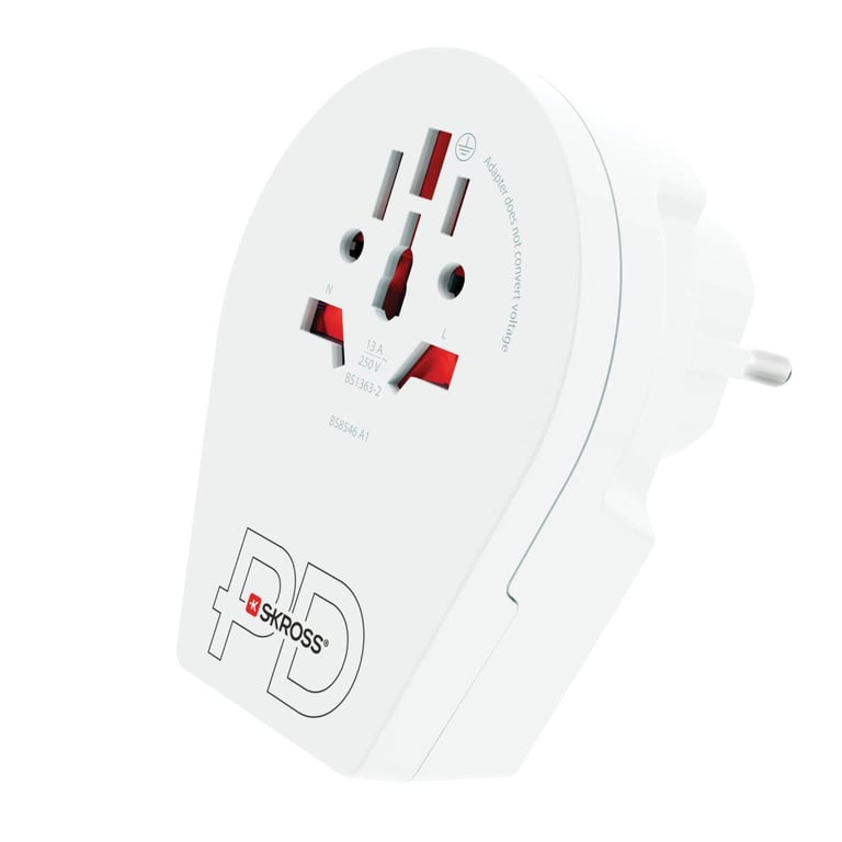 Adaptateur World to Europe+Sortie Typ C 20 WATTS - vue 2