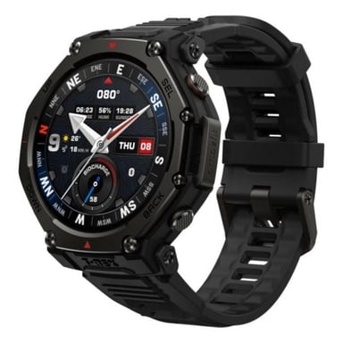Amazfit T-Rex 3 Pro 3,81 cm (1.5'') AMOLED 48 mm Digitale Touch screen Nero GPS (satellitare)