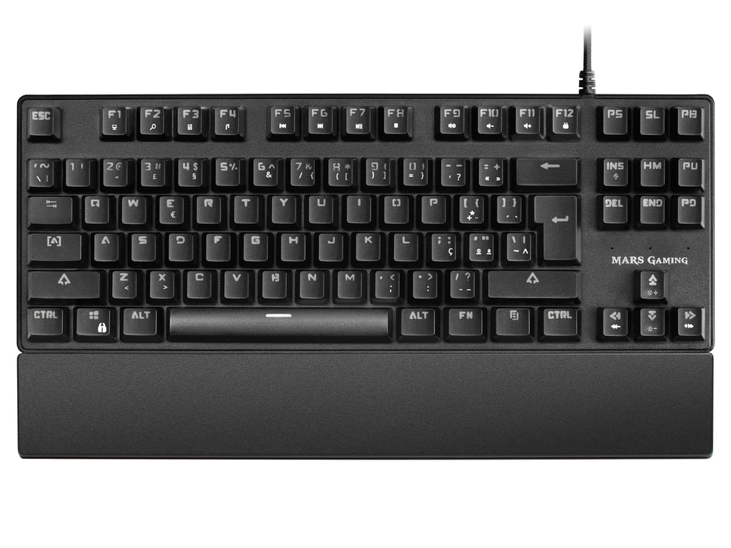 Mars Gaming MKXTKLRPT clavier Jouer USB QWERTY Portuguais Noir - Neuf