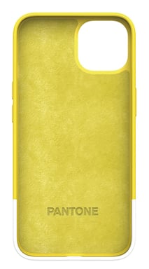 Pantone PT-PC1009Y funda de protección para teléfonos portátiles 17 cm (6,7'') Funda Blanca, Amarilla Apple (marca) iPhone 13 Pro Max