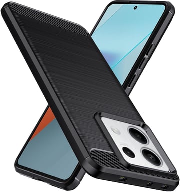 Xiaomi Redmi Note 13 Pro 5G coque style carbone noir