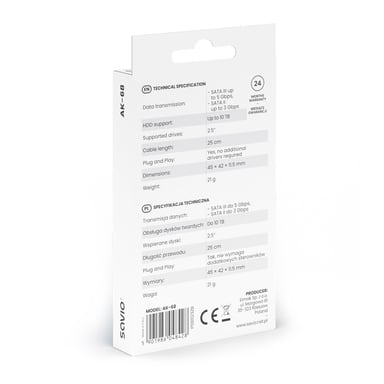 Savio K-68 carte et adaptateur d'interfaces USB 3.2 Gen 1 (3.1 Gen 1)