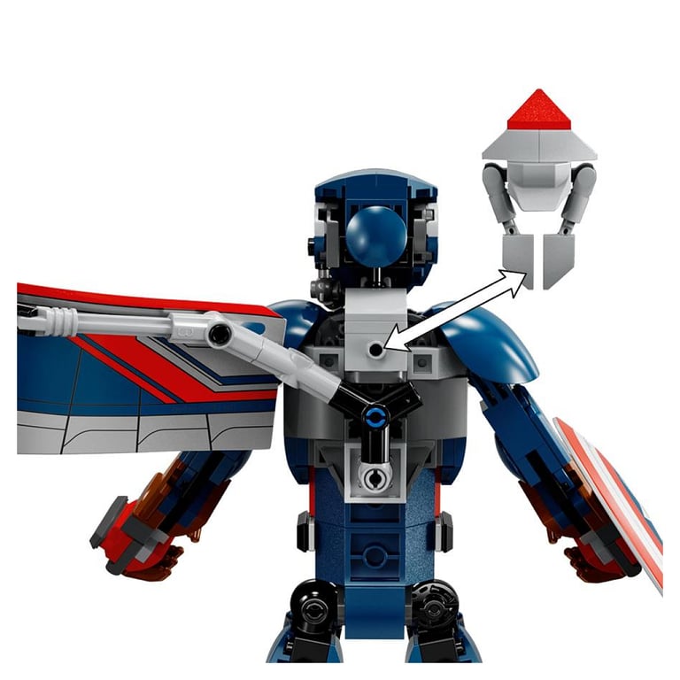 Lego Figurine Du Nouveau Captain America 76296 Lego La Boite - vue 7