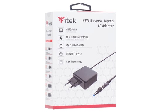 itek ITNBAW65 cargador de dispositivo móvil Portátil Negro Corriente alterna Interior