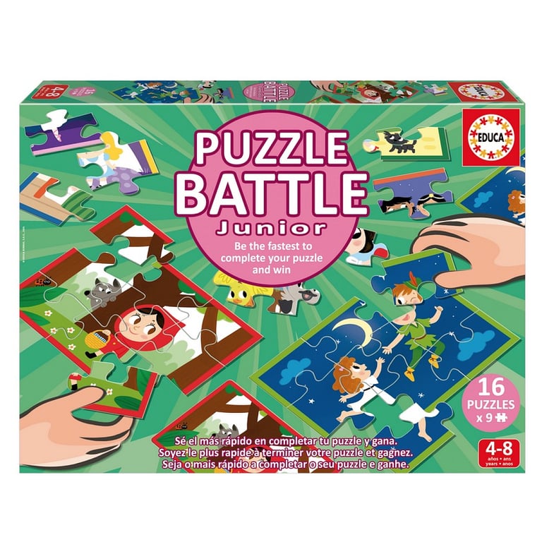 Puzzle EDUCA Battle Jr Contes 16 puzzles