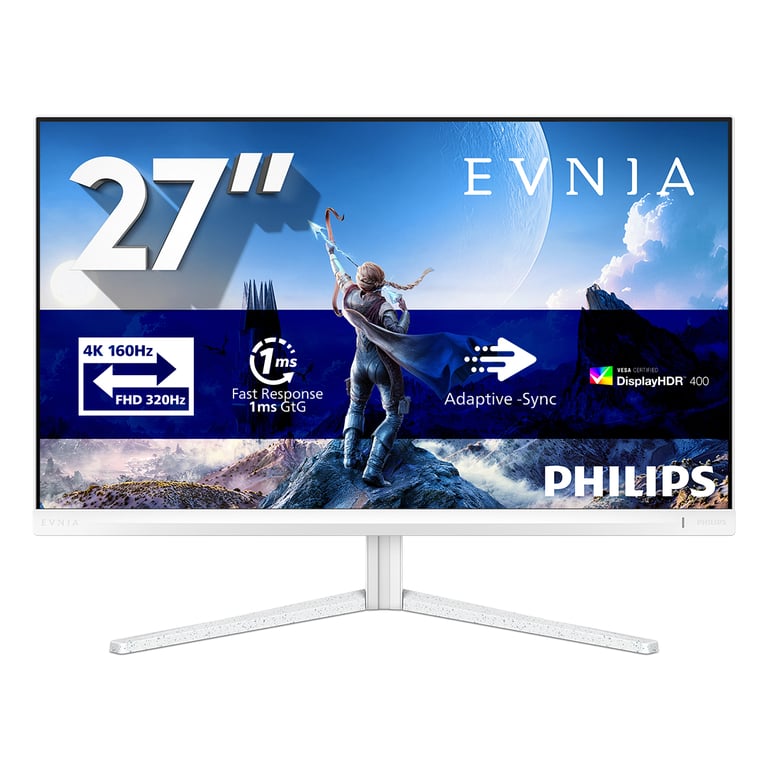 Philips Evnia 5000 27M2N5901A Écran LED jeux 27 3840 x 2160 4K UHD @ 160 Hz Fast IPS 450 cdm² 1000:1 DisplayHDR 400 0.5 ms 2xHDMI DisplayPort USB C haut parleurs... - vue 4