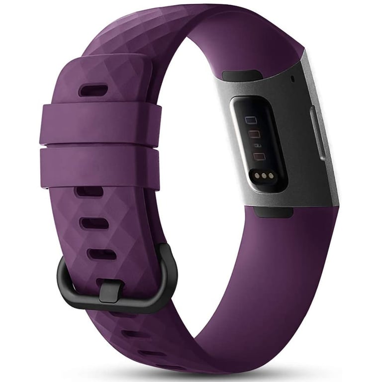 imoshion Bracelet silicone pour Fitbit Charge 3 / 4 - Violet - Neuf
