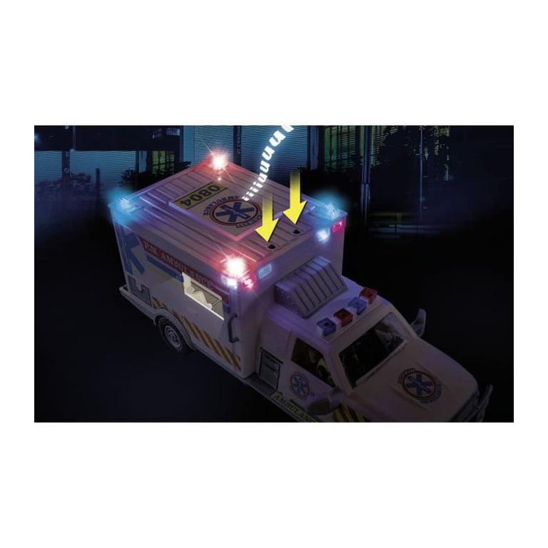 PLAYMOBIL - 70936 - Ambulance avec secouristes et blesse - Neuf