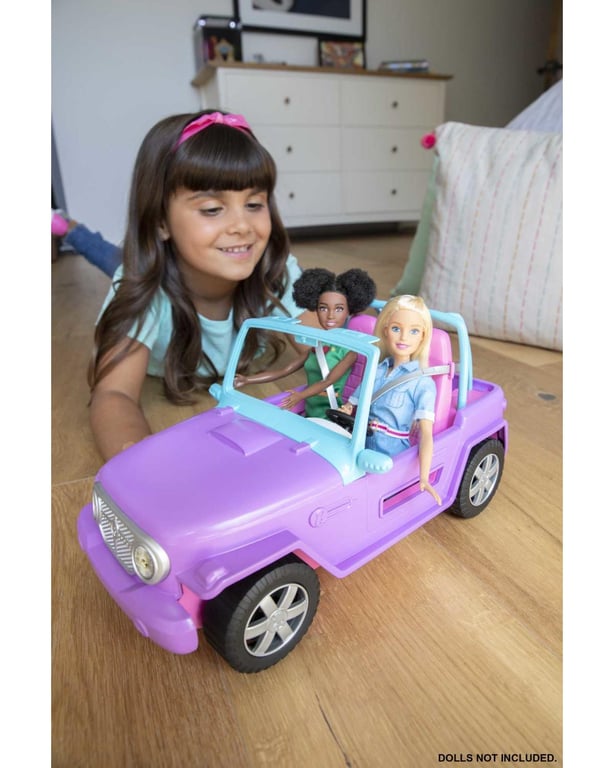 Barbie Voiture Buggy décapotable véhicule Tout Terrain et Jouet pour Enfant GMT46 - vue 3