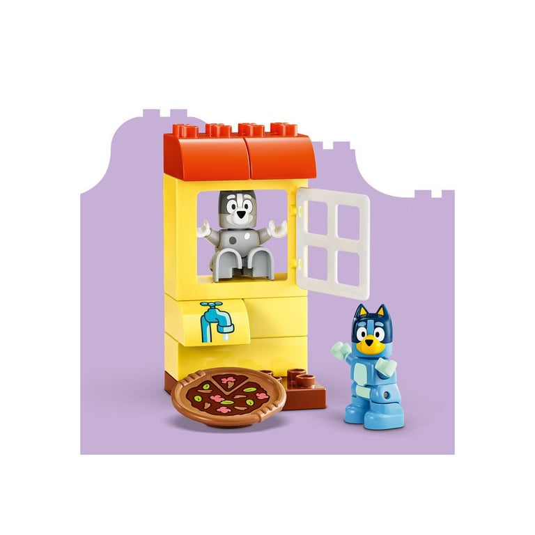 LEGO® DUPLO® Bluey 10469 Les livreuses de pizza avec Muffin et Bluey - vue 5