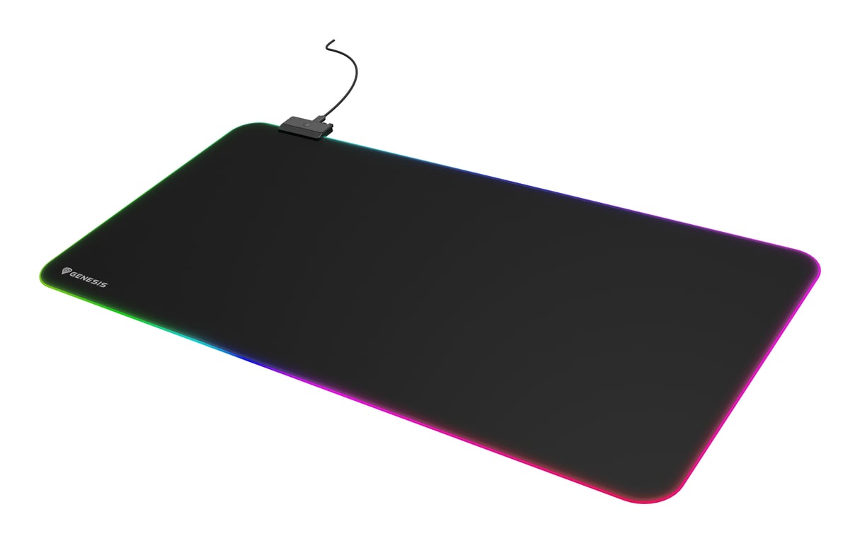 Genesis Boron 500 XXL RGB Tapis de souris de jeu Noir - vue 2