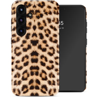 Selencia Coque arrière Vivid avec MagSafe pour Samsung Galaxy S25 - Wild Leo