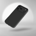 Carcasa antichoque de gel de silicona blanda con 55% de plástico reciclado para Apple iPhone 17 Pro Max, negro satinado
