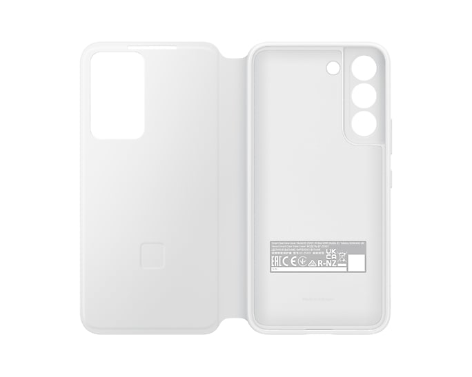 Etui Samsung Galaxy S22 Clear View Cover Blanc