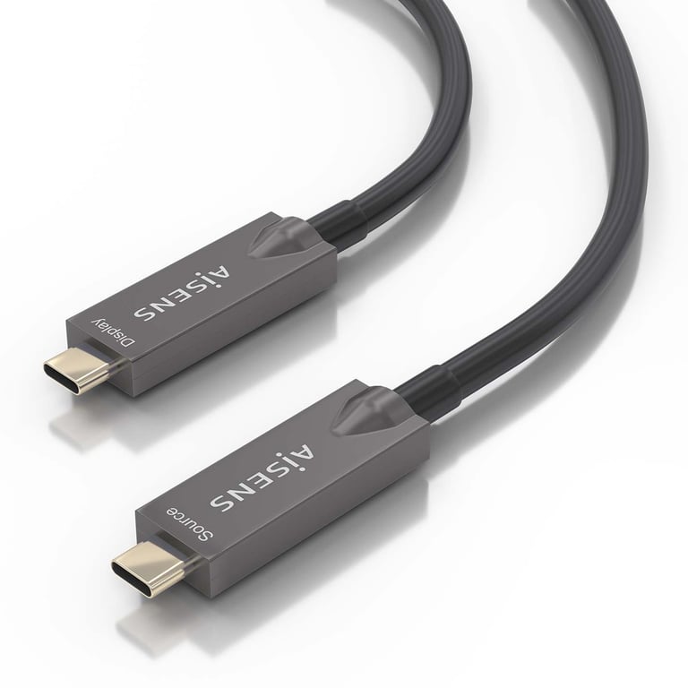 Câble USB-C AISENS A157-0882 10m 3A 60W 10Gbps 4K@60Hz Noir - Image 3