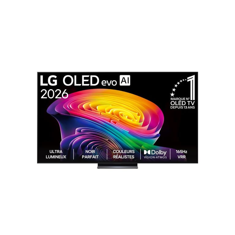 TV LG 4K OLED Evo OLED83C6 210 cm 2026 - vue 3