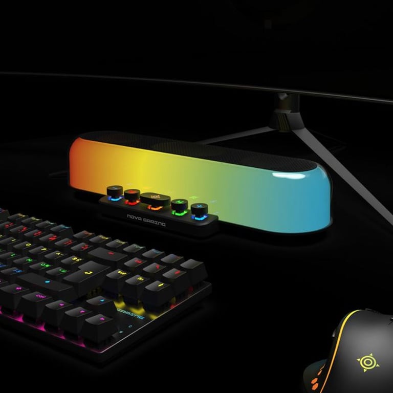Barre De Son Nova Gaming GS205 URSAE – 10W, Bluetooth 5.3, RGB - vue 4