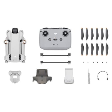 DJI Mini 4 Pro 4 rotors Quadcoptère 48 MP 3840 x 2160 pixels 2590 mAh Noir, Blanc