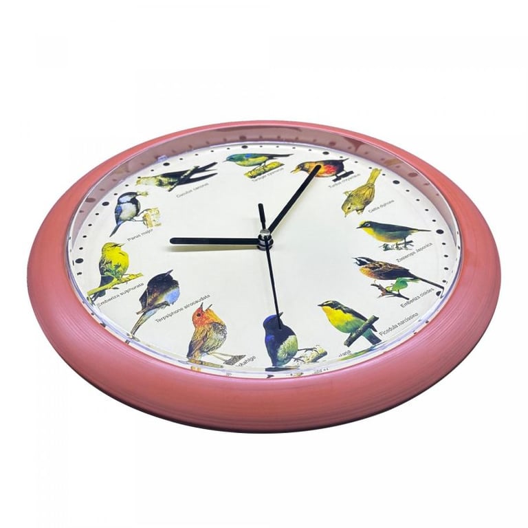 Horloge chant d'oiseau Bois Herzberg HG03701 Neuf - vue 2