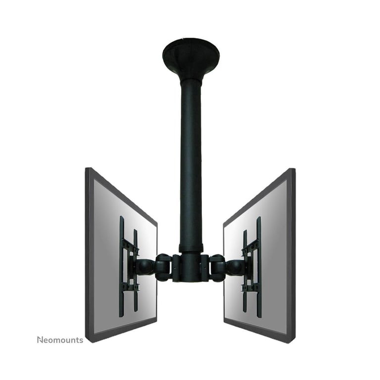 NEWSTAR FPMA C200D Montage sur plafond pour 2 écrans LCD inclinaison et rotation Taille décran : 10