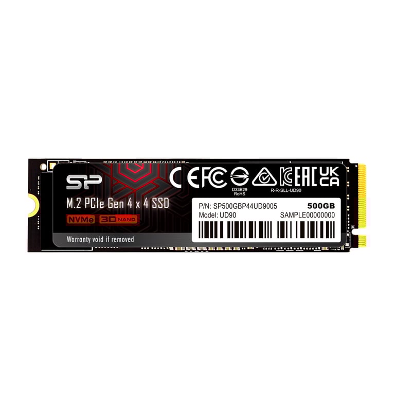 Silicon Power UD90 500 Go .2 PCI Express 4.0 NVMe 3D NAND Neuf