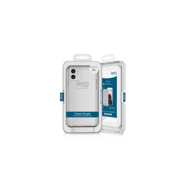 JAYM - Coque Souple Transparente pour Apple iPhone 11 – Souple et résistante - Traitement Anti-jaunissement – Anti-bulles