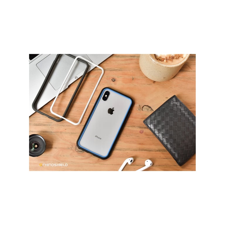 Coque Rhinoshield iPhone 13 Pro Max, Antichoc Bumper, Mod NX - Graphite -  Français
