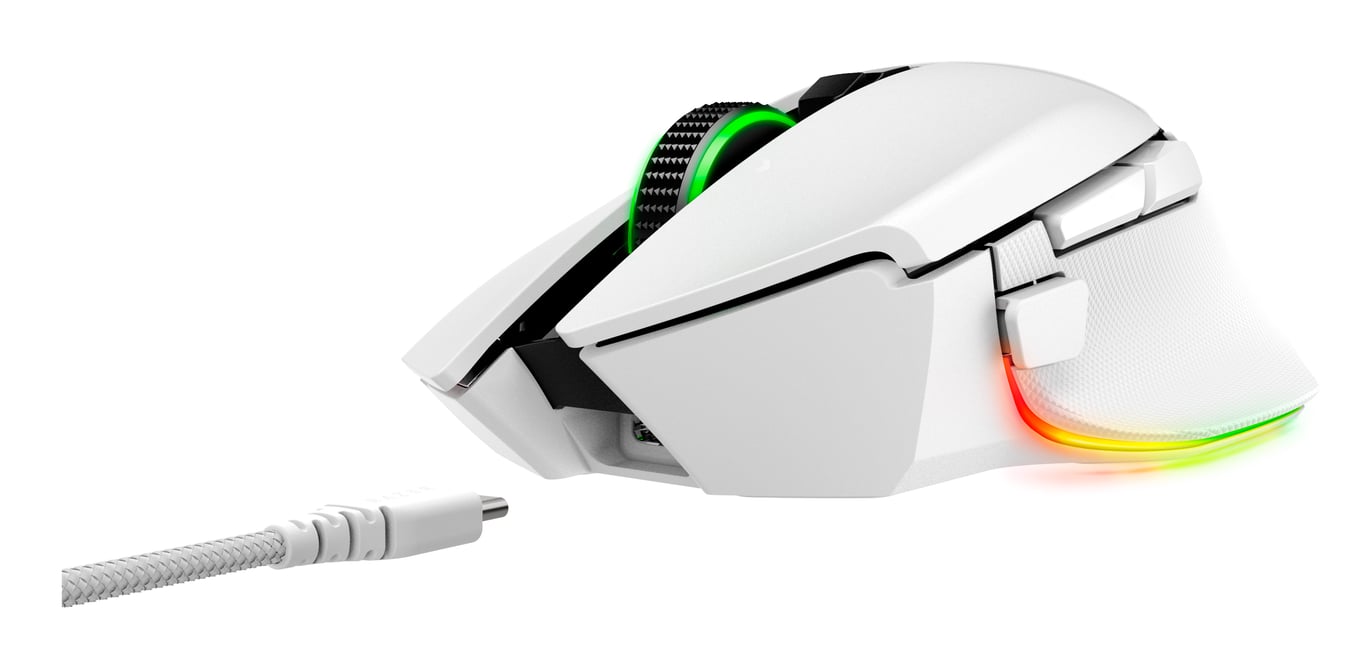 Razer Basilisk V3 Pro Gaming sans Fil Molette HyperScroll Tilt Capteur Optique Focus Pro 30K Eclairage Chroma 13 Zones 10+1 Boutons Programmables - vue 7