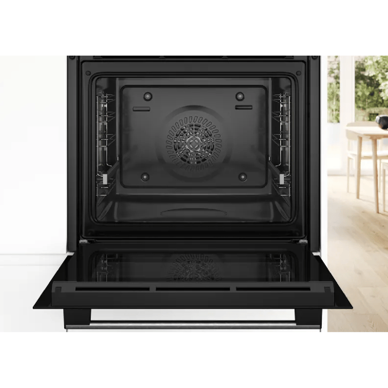Four encastrable Bosch Serie 4 HBA514ES3 71L 3400W noir inox, commandes rotatives et tactiles, efficacité énergétique A+++ - Neuf