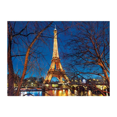Clementoni Puzzle 2000 pièces : Tour Eiffel illuminée - vue 4